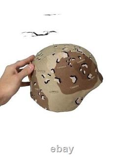 Casque de combat désert militaire Équipement tactique de l'armée camouflage beige
