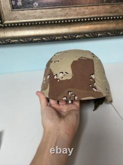 Casque de combat désert militaire Équipement tactique de l'armée camouflage beige