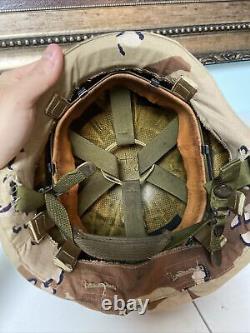 Casque de combat désert militaire Équipement tactique de l'armée camouflage beige