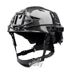 Casque de combat militaire tactique Airsoft Paintball EXFIL RAIL 3.0 en carbone de Wendy