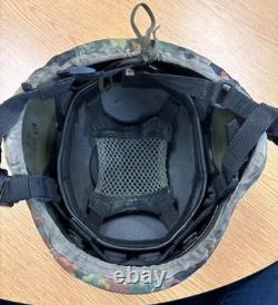 Casque de combat tactique militaire balistique vert olive taille grande