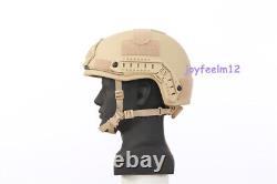 Casque tactique Airsoft Paintball Militaire Combat Rapide Chasse Tir Style PJ