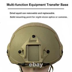 Casque tactique Airsoft Paintball Militaire Combat Rapide Chasse Tir Style PJ