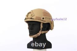 Casque tactique Airsoft Paintball Militaire Combat Rapide Chasse Tir Style PJ