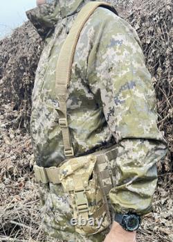 Ceinture tactique de combat de l'armée ukrainienne, harnais, équipement militaire MOLLE Ceinture tactique de combat de l'armée ukrainienne, harnais, équipement militaire MOLLE