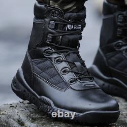 Chaussures hommes tactiques légères bottes militaires de combat forces spéciales chaussures respirantes