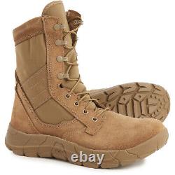 Chaussures militaires tactiques en cuir coyote Carolina Shoe Corcoran 8 pouces 14