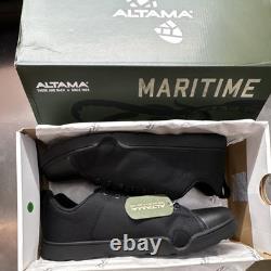Chaussures tactiques basses maritimes Altama antidérapantes noires pour homme 12W 335001GSA
