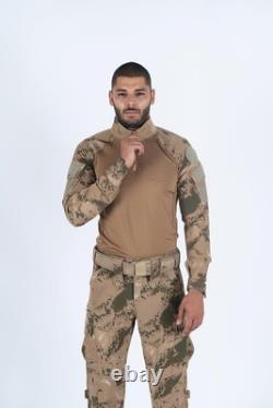 Chemise d'infanterie tactique de combat et pantalons de trekking commando - Équipement militaire premium