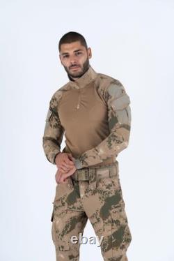 Chemise d'infanterie tactique de combat et pantalons de trekking commando - Équipement militaire premium
