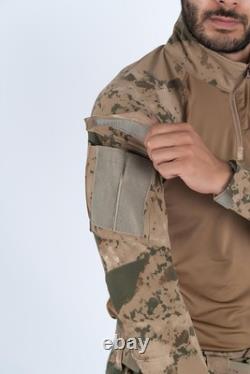 Chemise d'infanterie tactique de combat et pantalons de trekking commando - Équipement militaire premium