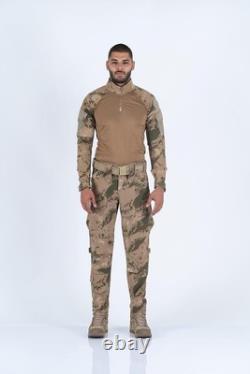 Chemise d'infanterie tactique de combat et pantalons de trekking commando - Équipement militaire premium