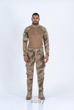 Chemise d'infanterie tactique de combat et pantalons de trekking commando - Équipement militaire premium