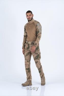 Chemise d'infanterie tactique de combat et pantalons de trekking commando - Équipement militaire premium