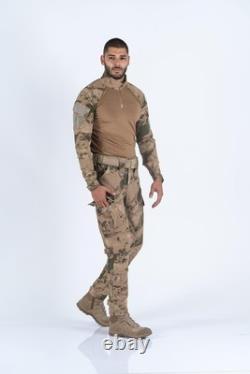 Chemise d'infanterie tactique de combat et pantalons de trekking commando - Équipement militaire premium Chemise d'infanterie tactique de combat et pantalons de trekking commando - Équipement militaire premium