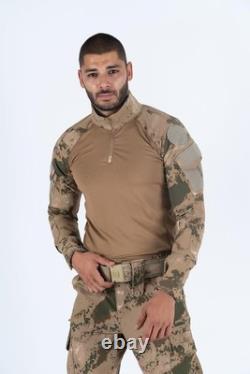Chemise d'infanterie tactique de combat et pantalons de trekking commando - Équipement militaire premium