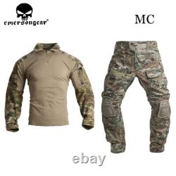 Chemise de combat tactique Emerson E3 et pantalon uniforme de combat BDU militaire version mise à jour