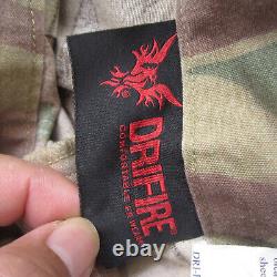 Chemise et Pantalon de Combat Multicam Camo Drifire Set Homme Taille S Utilitaire Militaire Tactique