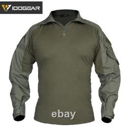 Chemise et pantalon de combat tactique G3 avec genouillères, uniforme de combat militaire airsoft