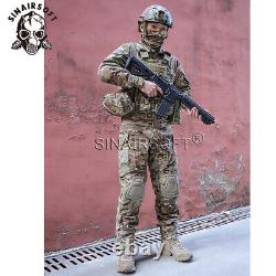 Chemise et pantalon de combat tactique militaire G3 avec genouillères, uniforme BDU de paintball.