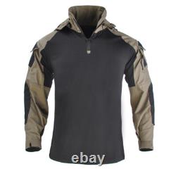 Chemise tactique Airsoft pour homme, pantalon, tenue de combat G3, uniforme camouflage militaire BDU de l'armée