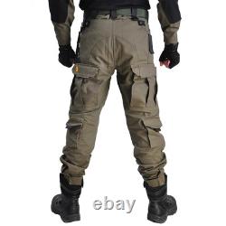 Chemise tactique Airsoft pour homme, pantalon, tenue de combat G3, uniforme camouflage militaire BDU de l'armée