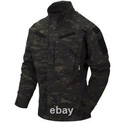 Chemise tactique MBDU Army Combat pour hommes Helikon-Tex en camouflage noir MultiCam militaire