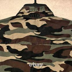 Chemise tactique à snap up Lima Camo WTAPS pour homme, taille large, militaire, extérieur