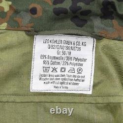 Chemises tactiques camouflées flecktarn Leo Kohler pour les forces armées et les troupes.