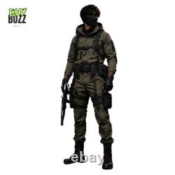 Costume de cosplay militaire tactique, combinaison de combat à capuche, tenue cargo pour adulte