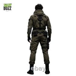 Costume de cosplay militaire tactique, combinaison de combat à capuche, tenue cargo pour adulte