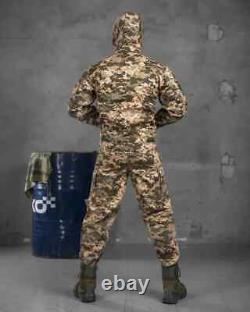 Costume militaire tactique camouflage Pixel Costume de combat ZSU tactique Demi-saison K