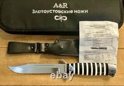 Couteau A&R Zlatoust Militaire Russe Marine Combat Tactique Russe