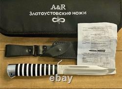 Couteau A&R Zlatoust Militaire Russe Marine Combat Tactique Russe