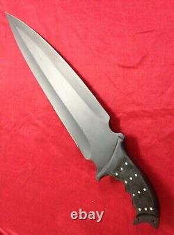 Couteau Bowie de combat tactique RaB fait main en acier D2 pleine tang pour la chasse