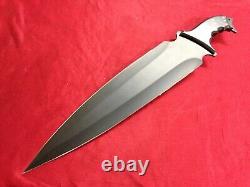 Couteau Bowie de combat tactique RaB fait main en acier D2 pleine tang pour la chasse
