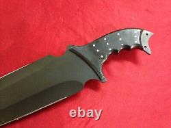 Couteau Bowie de combat tactique RaB fait main en acier D2 pleine tang pour la chasse