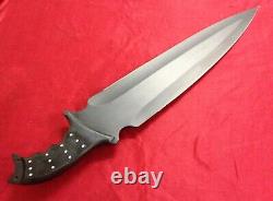 Couteau Bowie de combat tactique RaB fait main en acier D2 pleine tang pour la chasse