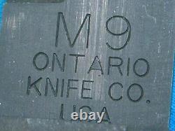 Couteau Ontario États-unis M9 Combat Militaire Combattre La Survie Couteaux Bowie Phrobis Vieux