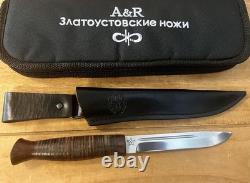 Couteau Russe A&R Zlatoust Finka KGB Tactique Militaire de Combat de Chasse RARE