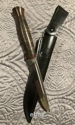 Couteau Russe A&R Zlatoust Finka KGB Tactique Militaire de Combat de Chasse RARE