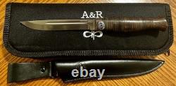 Couteau Russe A&R Zlatoust Finka KGB Tactique Militaire de Combat de Chasse RARE