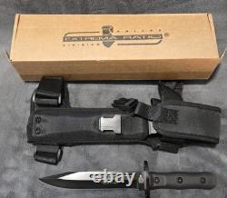 Couteau de plongée à lame fixe à pointe tombante de 7 po, EDC, combat, tactique, 12 po au total, neuf dans sa boîte