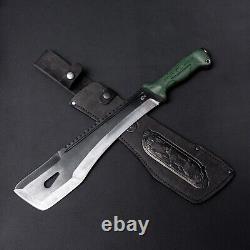 Couteau machette tactique des forces spéciales russes W1-7 pour la randonnée en combat et la survie.