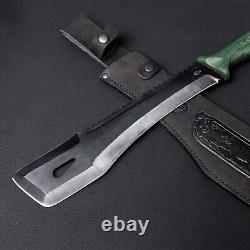 Couteau machette tactique des forces spéciales russes W1-7 pour la randonnée en combat et la survie.