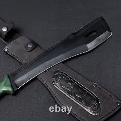 Couteau machette tactique des forces spéciales russes W1-7 pour la randonnée en combat et la survie.
