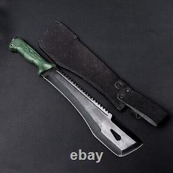 Couteau machette tactique des forces spéciales russes W1-7 pour la randonnée en combat et la survie.