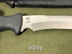 Couteau militaire / de combat à lame fixe Vintage Benchmade Delta Raider avec étui en parfait état
