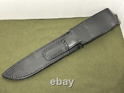 Couteau militaire / de combat à lame fixe Vintage Benchmade Delta Raider avec étui en parfait état