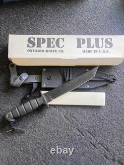 Couteau tactique de combat militaire Ontario OKC SP13 Tanto 8 Spec Plus fabriqué aux États-Unis